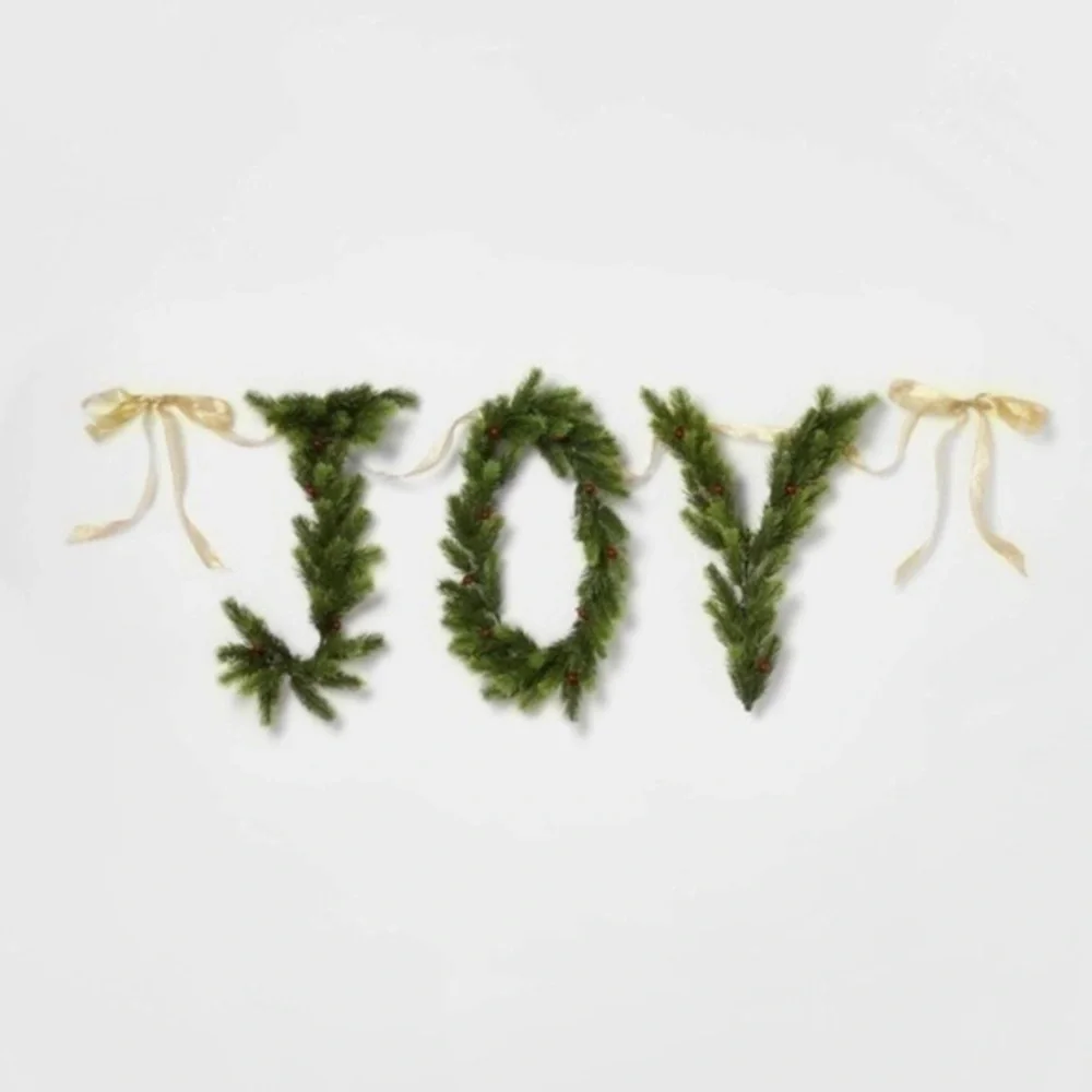 NWT. WONDERSHOP “JOY” Lit Wall Hanging